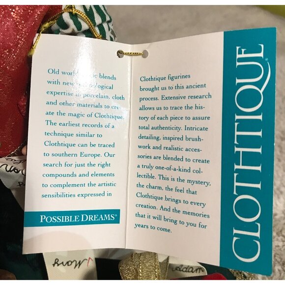 Possible Dreams Clothique A Generous Gent Santa Figurine with Box 713397 - Picture 8 of 15